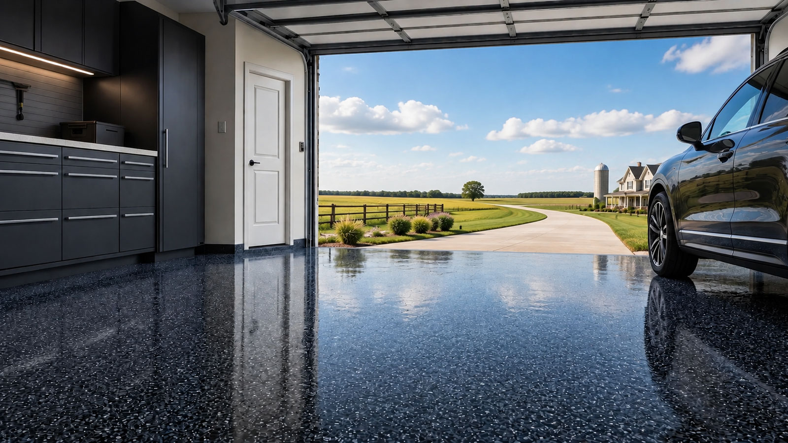 Garage Floor Coating in Maize, KS